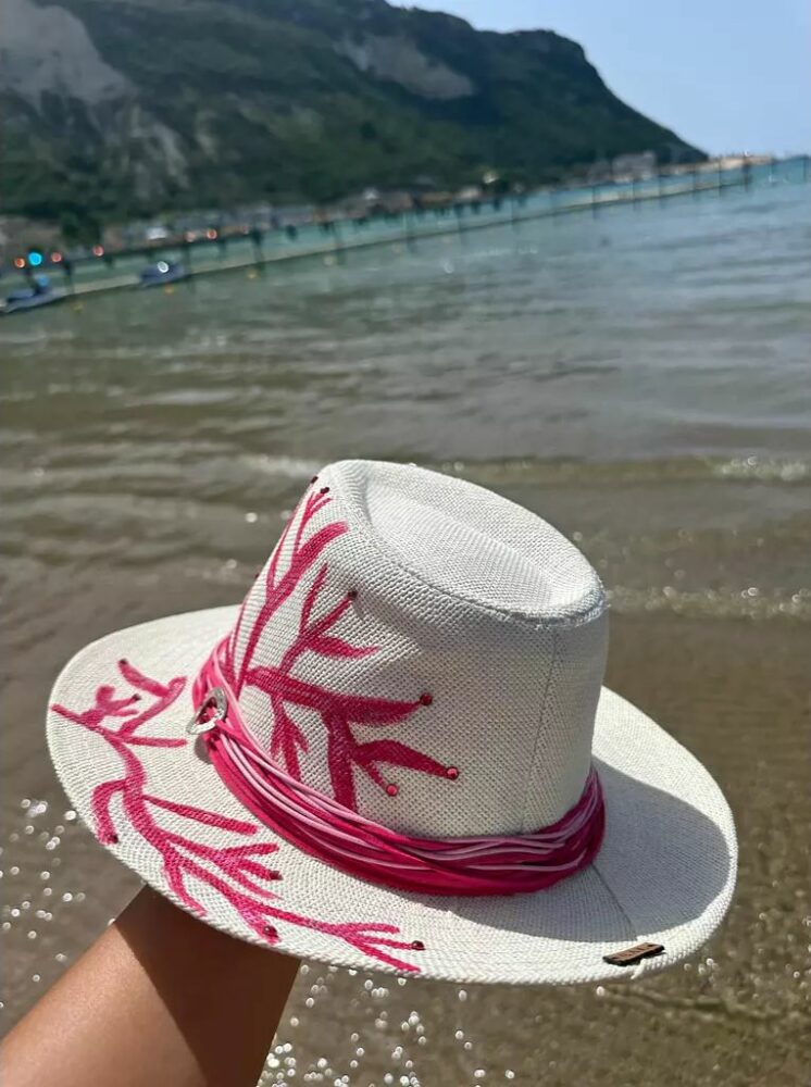 Coral Pink Hat