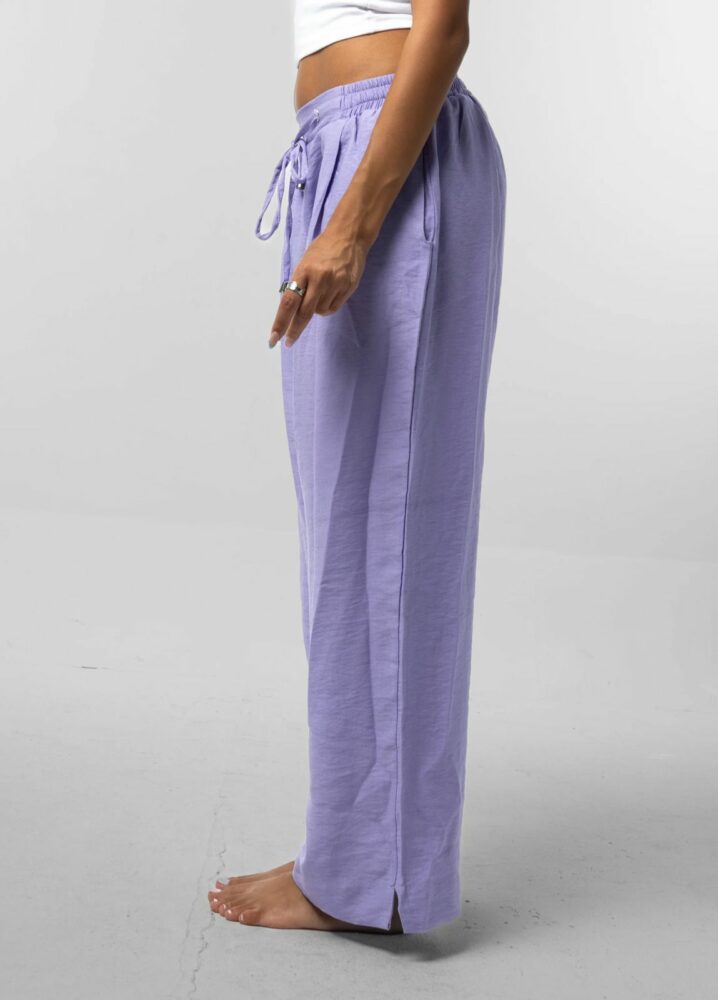 Purple Linen Pants