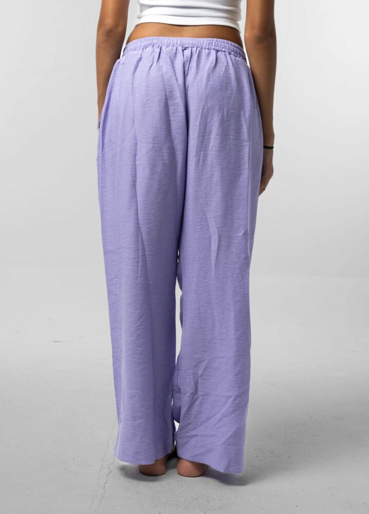 Purple Linen Pants