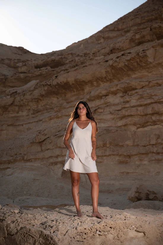 The Isis Dress "beige"