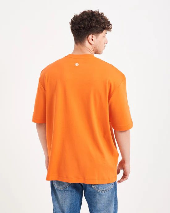 T.O.Y Boxed Logo Orange Tee