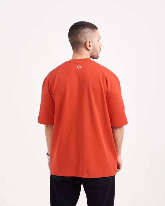 T.O.Y Boxed Logo Red Tee