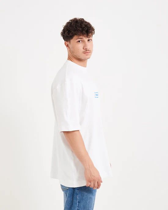 T.O.Y Boxed Logo White Tee