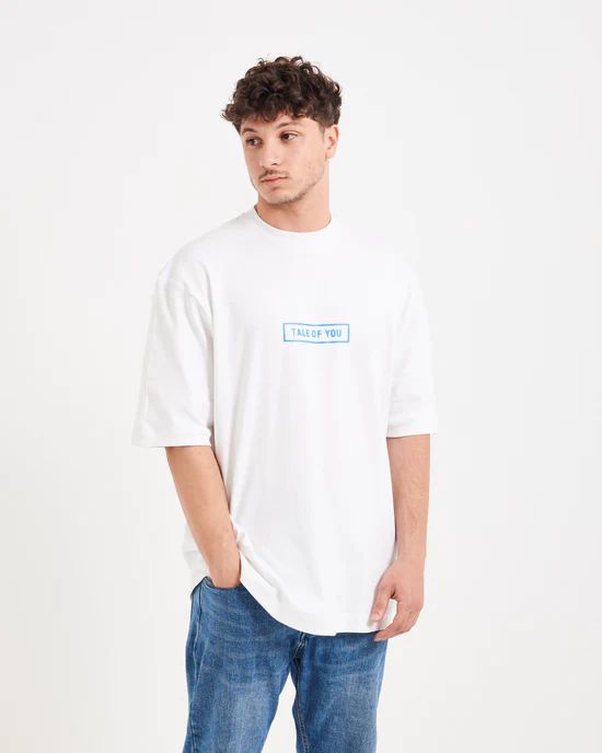 T.O.Y Boxed Logo White Tee