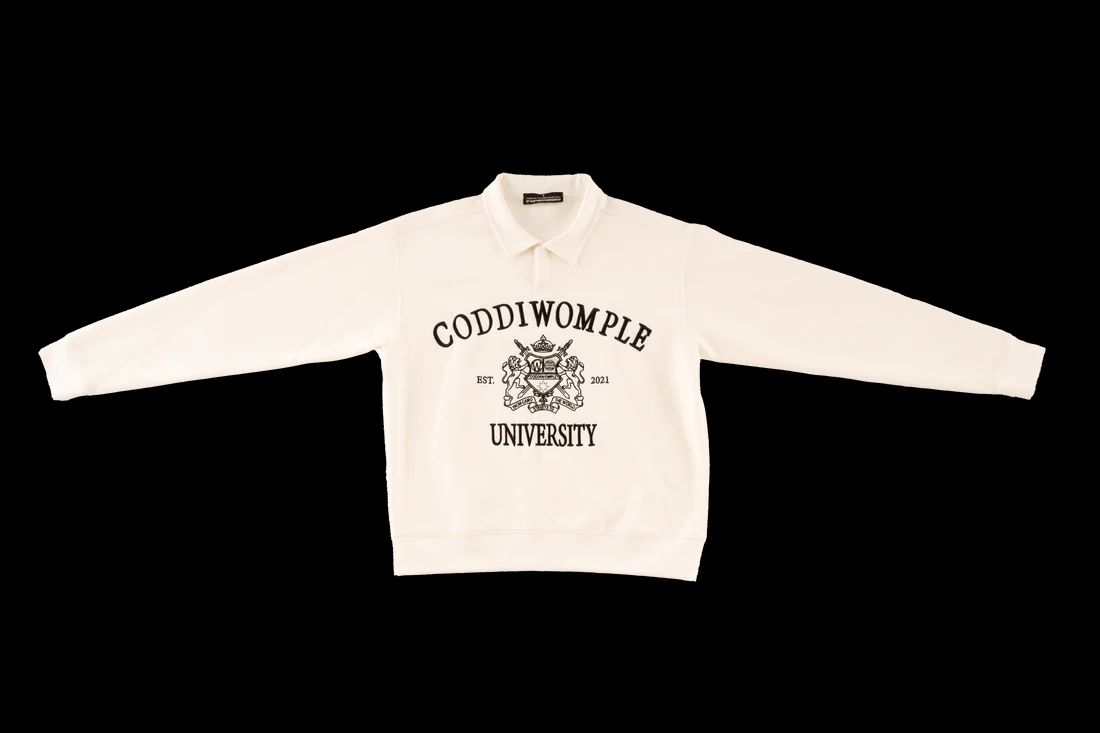 Coddiwomple University Polo In Cream 3