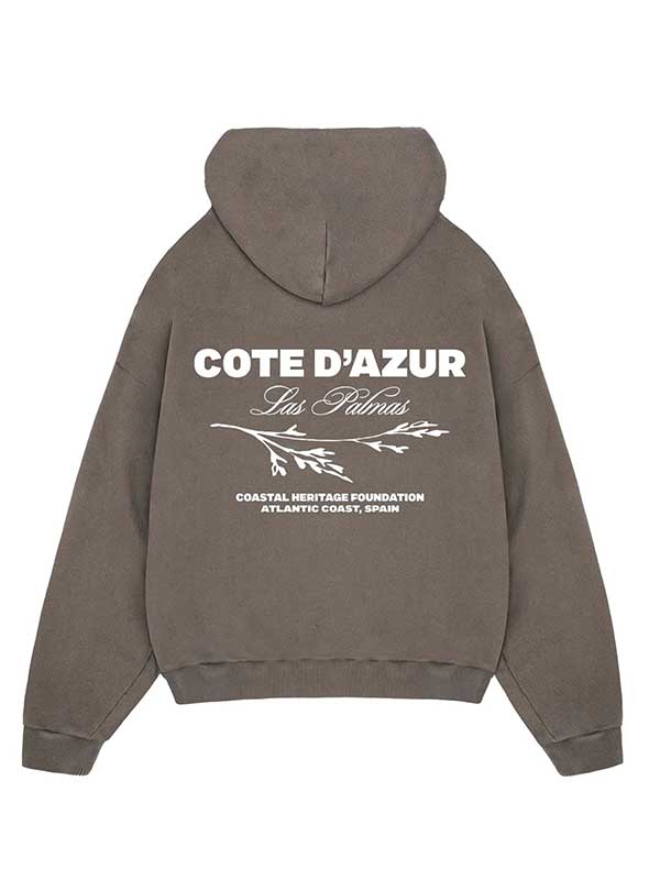 Cote D Azur Hoodie Brown 2