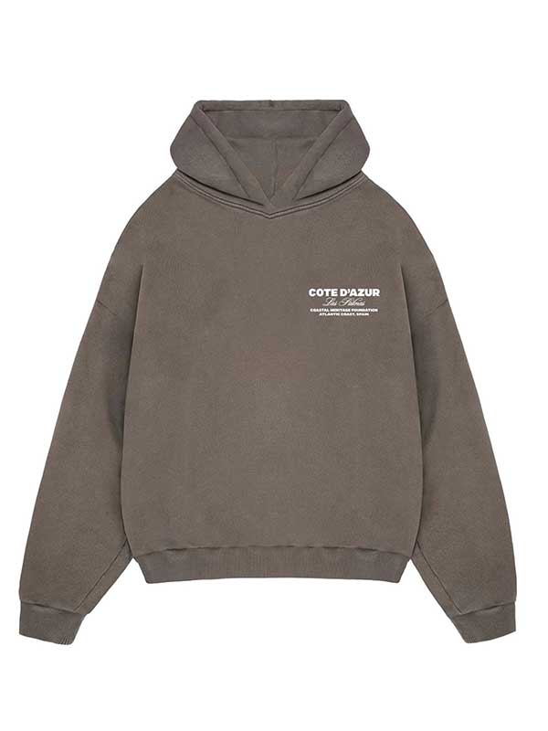 Cote D Azur Hoodie Brown