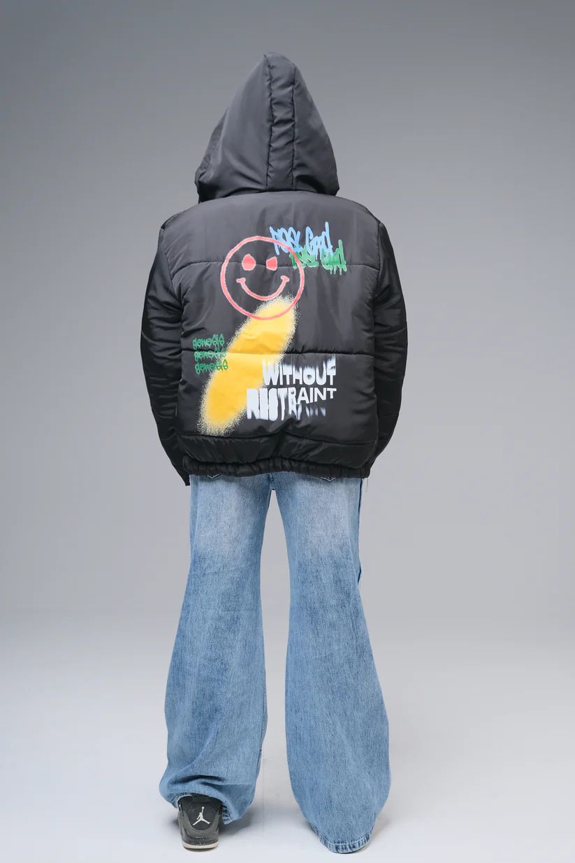 Street Art Waterproof Puffer Jacket 5