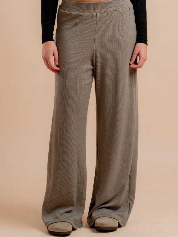 Essential Oversized Pants Willow Olive 3